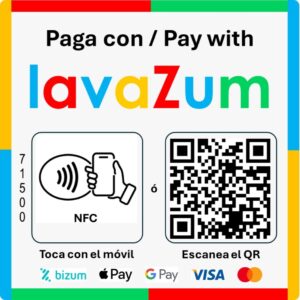 Pegatina epoxi QR/NFC
